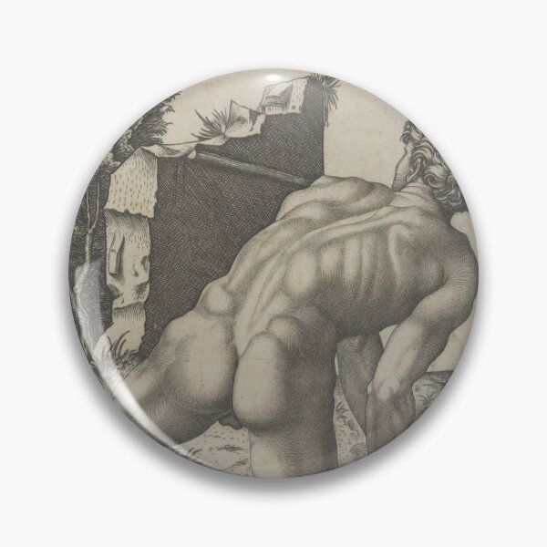 Item preview, Male Nude Anatomical Study From Behind designed and sold by artofuniverse.