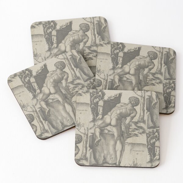 Item preview, Male Nude Anatomical Study From Behind designed and sold by artofuniverse.