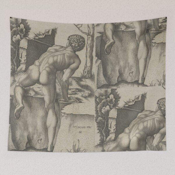 Item preview, Male Nude Anatomical Study From Behind designed and sold by artofuniverse.