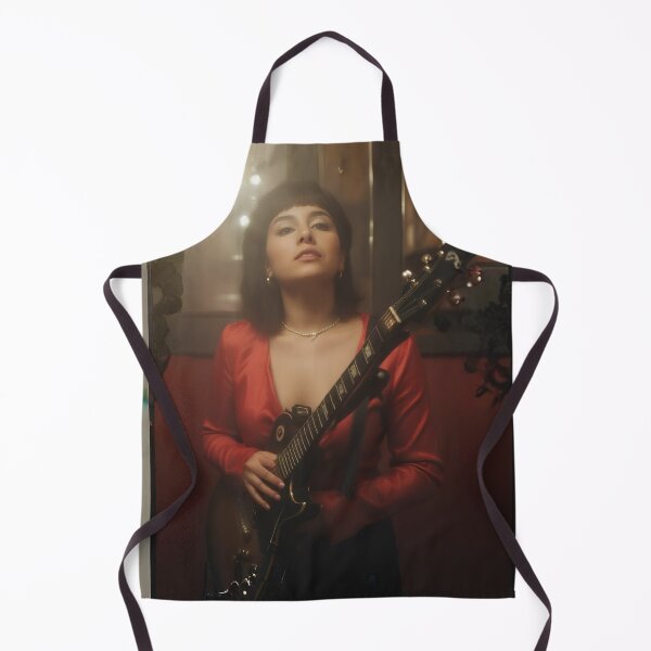 Item preview, Vintage Girl with Electric Guitar Cinematic Music Aesthetic Portrait Art designed and sold by mijaczeek.
