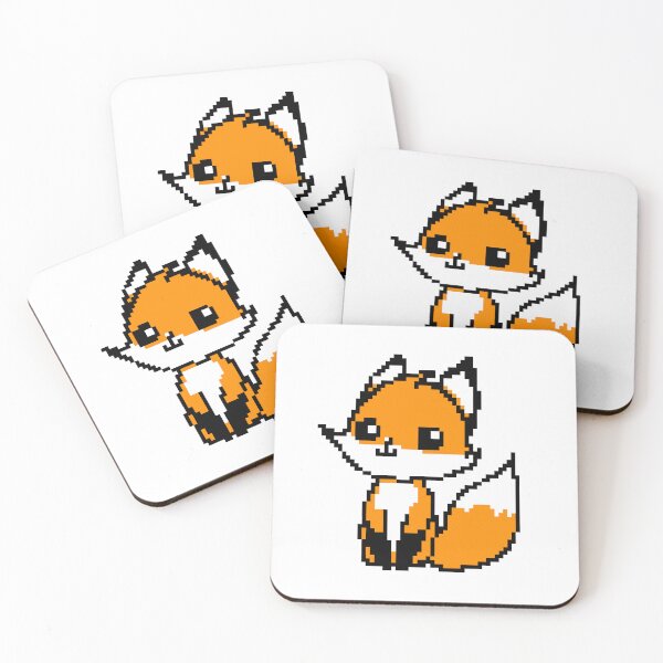 Item preview, Pixel art style fox illustration  designed and sold by FoxPix.