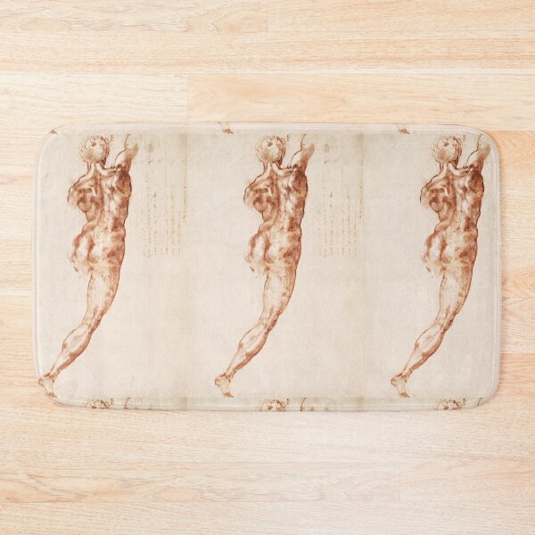 Item preview, Red Chalk Male Nude Back Study designed and sold by artofuniverse.