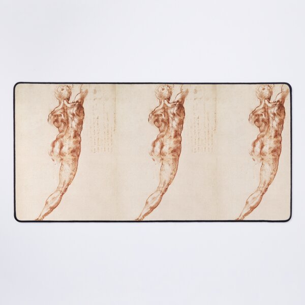 Item preview, Red Chalk Male Nude Back Study designed and sold by artofuniverse.
