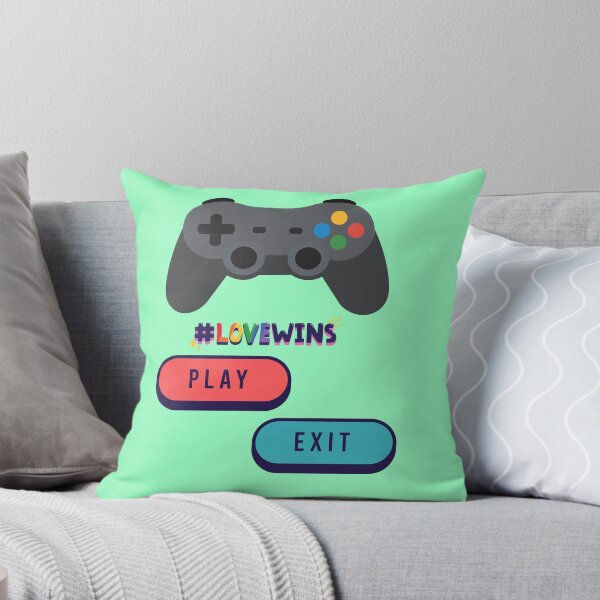 Item preview, Love Wins Gaming Controller Play Exit Rainbow Shirt designed and sold by MariaPCMaria.