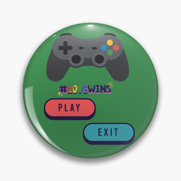 Item preview, Love Wins Gaming Controller Play Exit Rainbow Shirt designed and sold by MariaPCMaria.