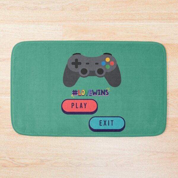 Item preview, Love Wins Gaming Controller Play Exit Rainbow Shirt designed and sold by MariaPCMaria.