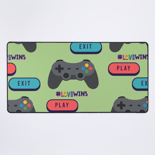 Item preview, Love Wins Gaming Controller Play Exit Rainbow Shirt designed and sold by MariaPCMaria.
