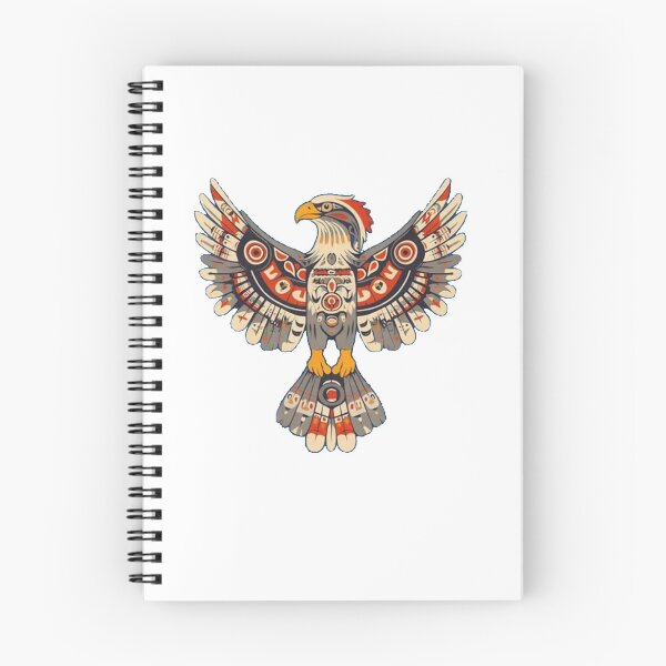 Item preview, Native Eagle Spirit – Indigenous Inspired Tribal Eagle Red Black Art designed and sold by Gbriel3.