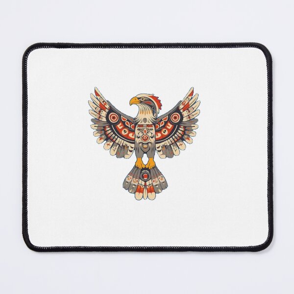 Item preview, Native Eagle Spirit – Indigenous Inspired Tribal Eagle Red Black Art designed and sold by Gbriel3.