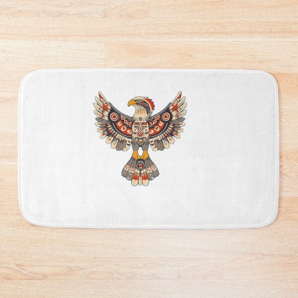 Item preview, Native Eagle Spirit – Indigenous Inspired Tribal Eagle Red Black Art designed and sold by Gbriel3.