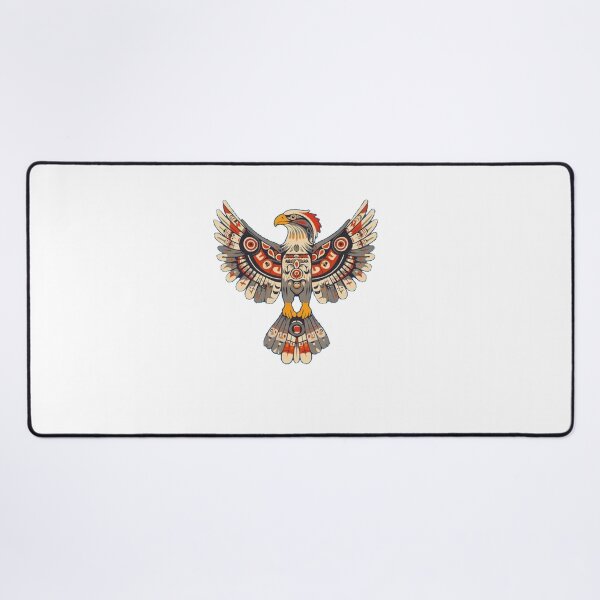 Item preview, Native Eagle Spirit – Indigenous Inspired Tribal Eagle Red Black Art designed and sold by Gbriel3.