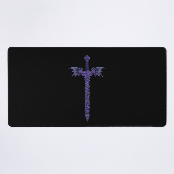 Item preview, aesthetic rose sword with wings, tendrils designed and sold by Kirei-Lily.