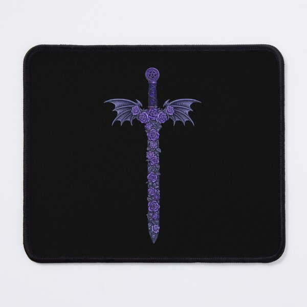 Item preview, aesthetic rose sword with wings, tendrils designed and sold by Kirei-Lily.
