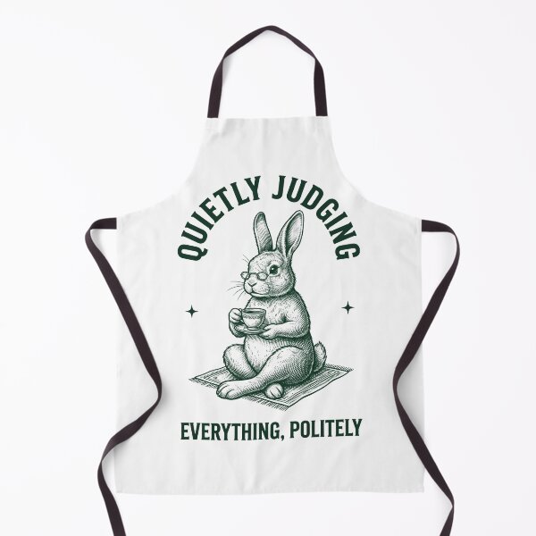 Item preview, Rabbit Teacup Vintage Engraving Judging designed and sold by NullSpacePrints.