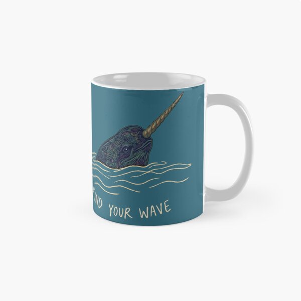 Item preview, Ocean Narwhal Find Your Wave designed and sold by Gkinoki.