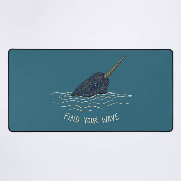 Item preview, Ocean Narwhal Find Your Wave designed and sold by Gkinoki.