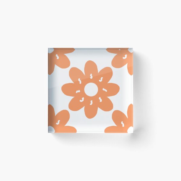 Item preview, Orange Flower Pattern designed and sold by Art Shimmers.