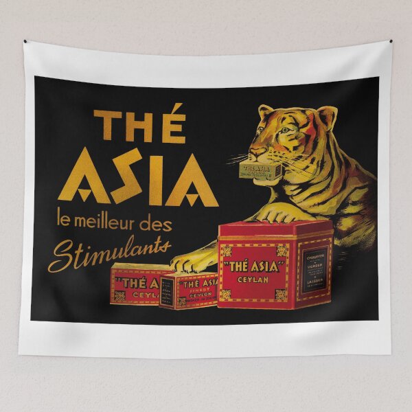 Item preview, Thé Asia Advert designed and sold by TIGERRIFIC.