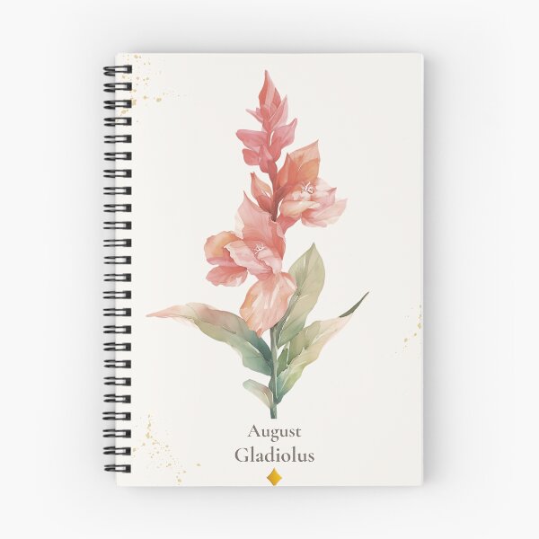 Item preview, August Birth Flower Gladiolus | Elegant Watercolor Botanical | Vintage Floral designed and sold by lisa-diver.