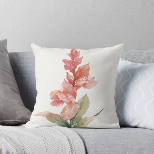 Item preview, August Birth Flower Gladiolus | Elegant Watercolor Botanical | Vintage Floral designed and sold by lisa-diver.