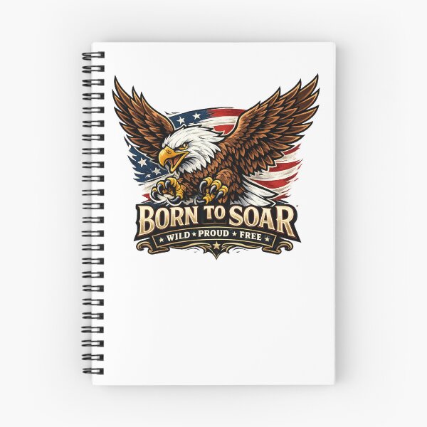 Item preview, Bald Eagle Born To Soar Freedom Design designed and sold by IRON WINGS /USAF.