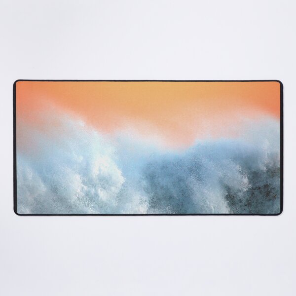 Item preview, Dramatic Ocean Waves And Foamy Surf Under Tangerine Sunset designed and sold by DEC02.