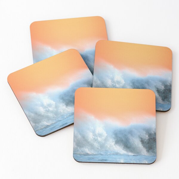 Item preview, Dramatic Ocean Waves And Foamy Surf Under Tangerine Sunset designed and sold by DEC02.