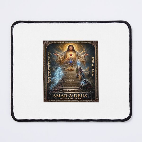 Item preview, Amar a Deus Acima de Tudo - Sacred Heart Jesus Spiritual Staircase designed and sold by Humbert1601.