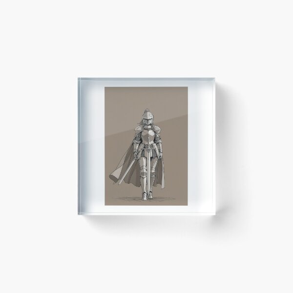 Item preview, Art - Armored Knightess, Epic Comic Style Portrait designed and sold by AnimeShin.