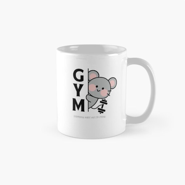 Item preview, Funny Gym Mouse Lifting Weights Retro T-Shirt - Fitness Rat Gym Bro Gift designed and sold by catriel854.