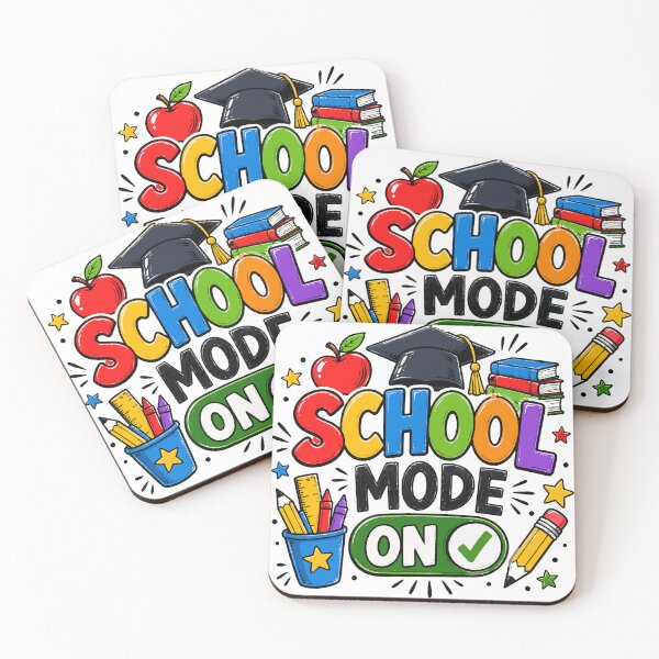 Item preview, School Mode On T-Shirt1  | Funny Back to School Teacher Student Shirt designed and sold by Sunday.Supply.