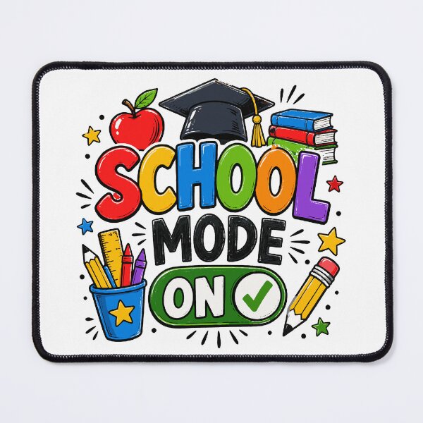 Item preview, School Mode On T-Shirt1 | Funny Back to School Teacher Student Shirt designed and sold by Sunday.Supply.