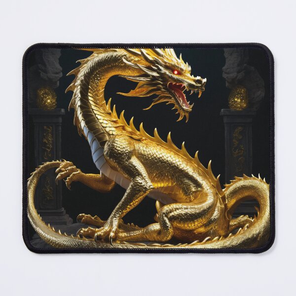 Item preview, Golden Dragon - Mythical Serpent Art designed and sold by CrippiCrippi.
