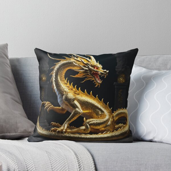 Item preview, Golden Dragon - Mythical Serpent Art designed and sold by CrippiCrippi.
