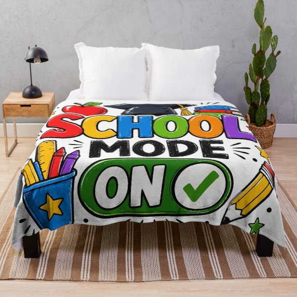 Item preview, School Mode On T-Shirt1 | Funny Back to School Teacher Student Shirt designed and sold by Sunday.Supply.