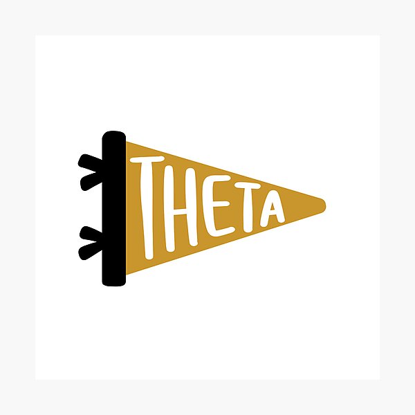 Artikelvorschau, THETA pennant entworfen und verkauft von Jaina Designs.