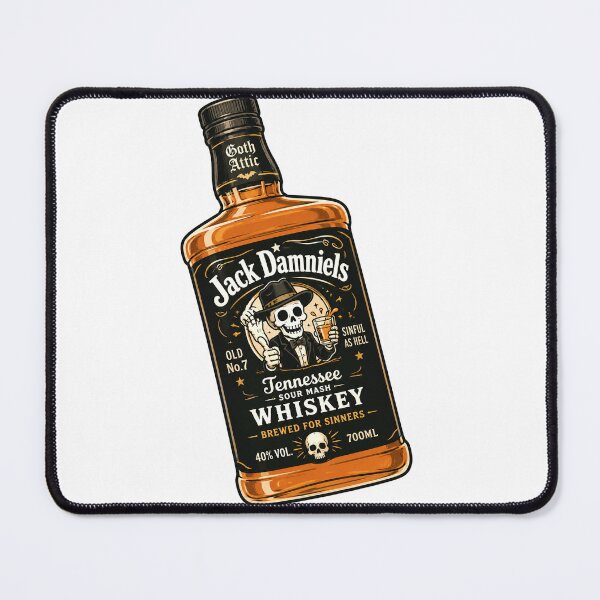 Item preview, Vintage Whiskey Gothic Graphic – Dark Americana Drinking Design designed and sold by gothattic.