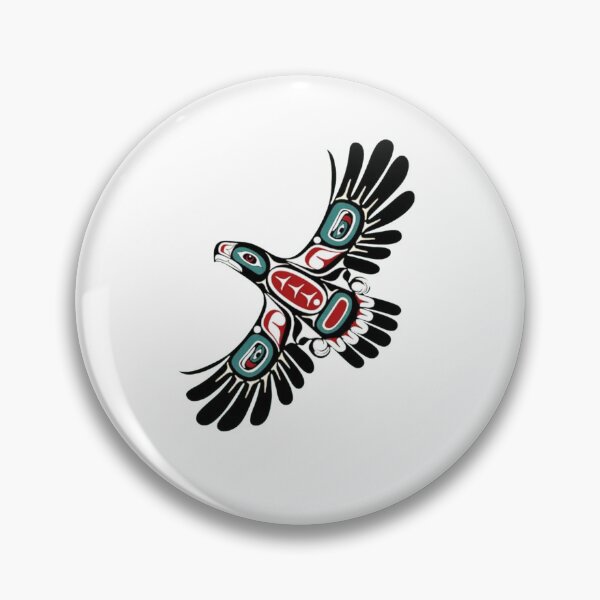 Item preview, Native Eagle Spirit – Indigenous Inspired Tribal Eagle Red Black Art designed and sold by Gbriel3.