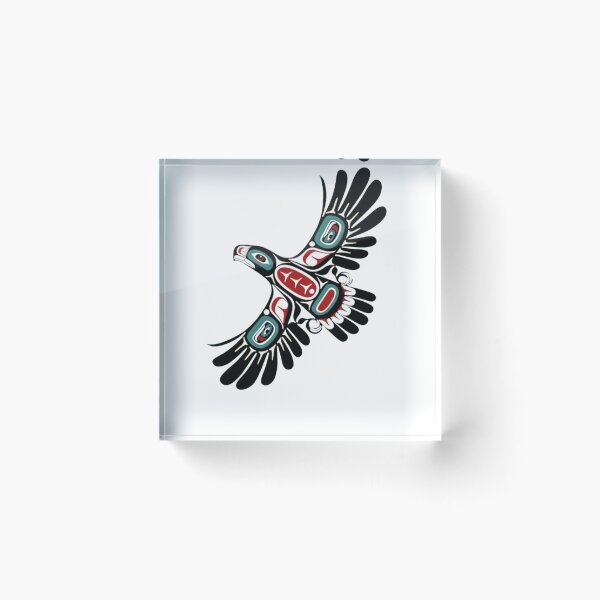 Item preview, Native Eagle Spirit – Indigenous Inspired Tribal Eagle Red Black Art designed and sold by Gbriel3.