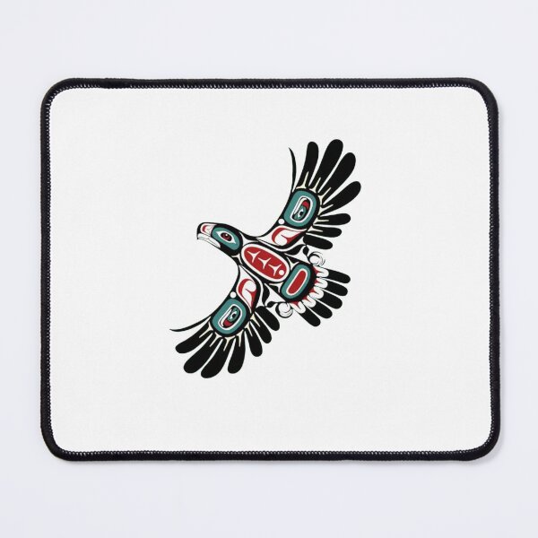 Item preview, Native Eagle Spirit – Indigenous Inspired Tribal Eagle Red Black Art designed and sold by Gbriel3.