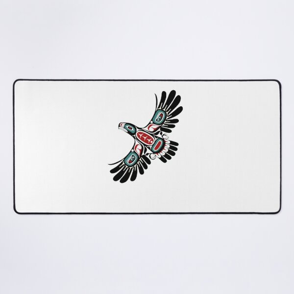 Item preview, Native Eagle Spirit – Indigenous Inspired Tribal Eagle Red Black Art designed and sold by Gbriel3.