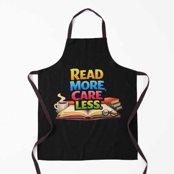 Item preview, Read More, Care Less Book lover designed and sold by Bold & Bright Studio.