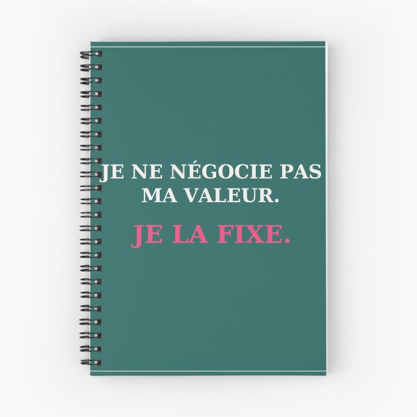 Item preview, I don't negotiate my value. I set it. designed and sold by VYNCERA.