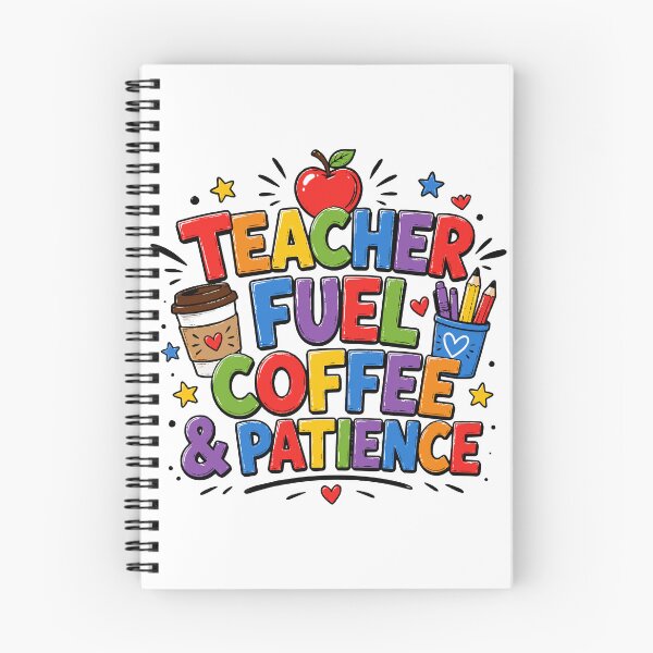 Item preview, Teacher Fuel Coffee & Patience T-Shirt | Funny Teacher Coffee Shirt designed and sold by Sunday.Supply.