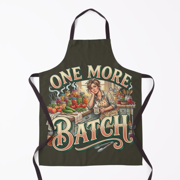 Item preview, One More Batch Funny Canning Vintage Kitchen designed and sold by PunchDrop.