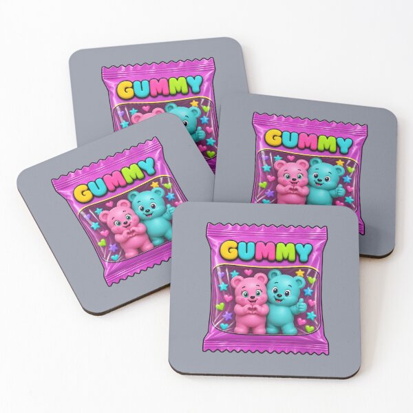 Item preview, Gummy Besties – Sweet Pink & Blue Bears designed and sold by Aimetoi.