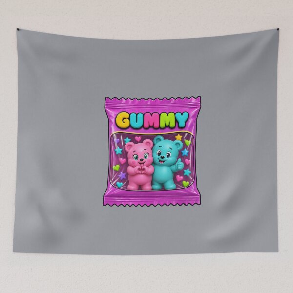 Item preview, Gummy Besties – Sweet Pink & Blue Bears designed and sold by Aimetoi.