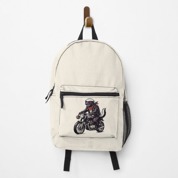 Item preview, Biker Honey Badger Riding Motorcycle Leather Jacket Badass designed and sold by Amir Faysal.