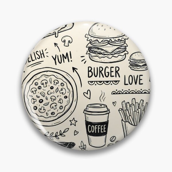 Item preview, Burger Cute Space Astronaut Rocket Galaxy Planet Pattern designed and sold by ART ATTACK ZONE.