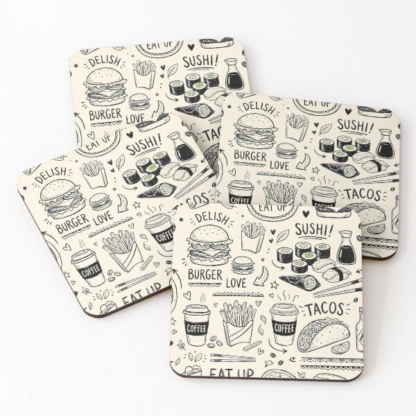 Item preview, Burger Cute Space Astronaut Rocket Galaxy Planet Pattern designed and sold by ART ATTACK ZONE.